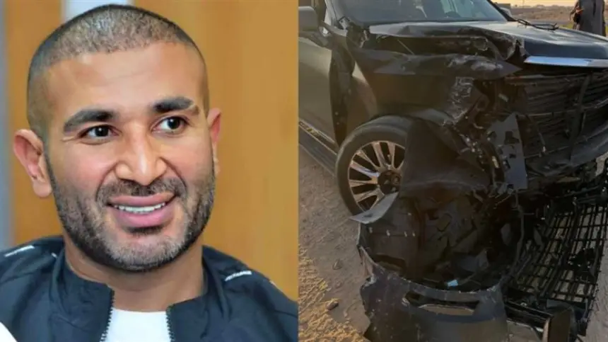 جديد الحالة الصحية للفنان أحمد سعد بعد تعرضه لحادث سير خطير