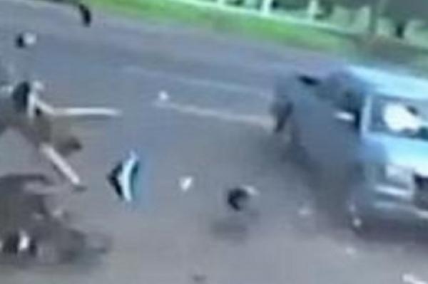 بالفيديو.. حادثة قاتلة وظهور شبح مفاجئ