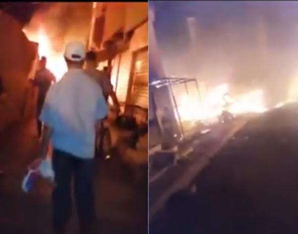 حريق مهول يلتهم "جوطية" جرادة