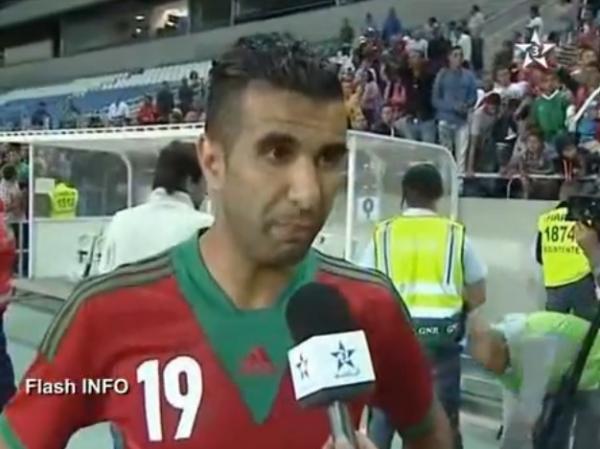 لاعبوا المنتخب بعد الهزيمة أمام انغولا‏