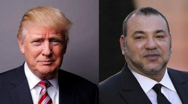 الملك يعزي ترامب