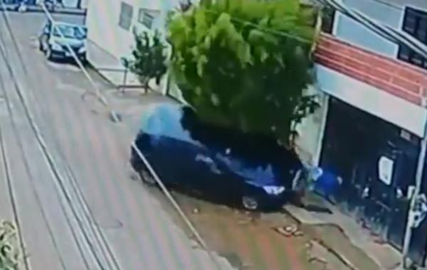 بالفيديو.. نجاة راكب درّاجة بأعجوبة من موت محقق!