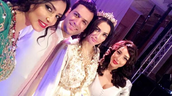 زفاف النجم التركي والحسناء المغربية فاتي جمالي مع نجوم تركيا (صور)