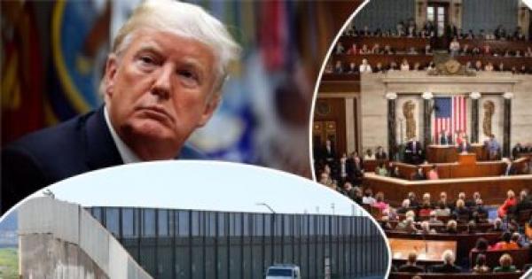 ترامب يُعلن حالة الطوارئ لبناء الجدار الحدودي مع المكسيك