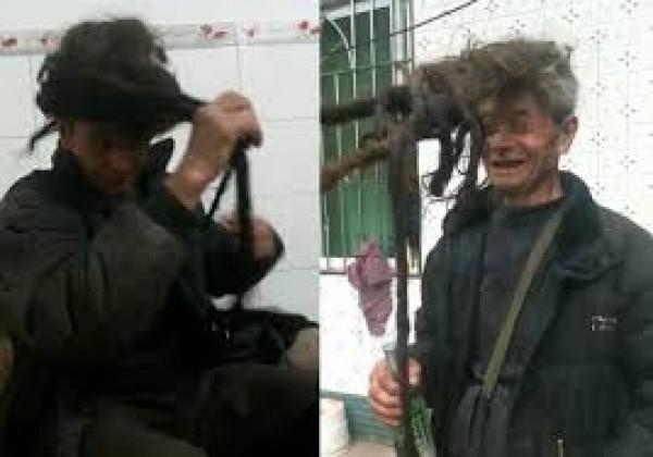 بالفيديو: هكذا أصبح رجل لم يقص شعره لمدة 54 عاماً