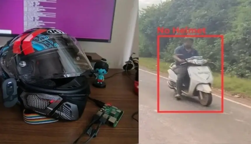 خوذة ذكية تتحوّل إلى شرطي مرور متنقل بفضل الذكاء الاصطناعي