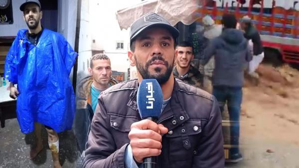 أول خروج إعلامي للشاب التطواني الذي قام بعمل بطولي وأنقذ سيدة وأولادها من السيول الجارفة بتطوان