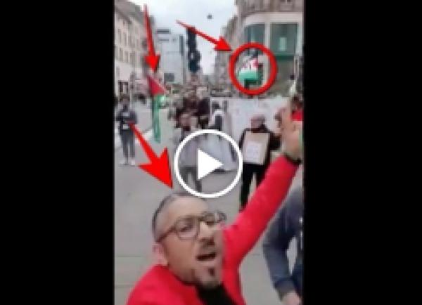 بالفيديو: مغربي شجاع تحدى لوحده مرتوقة البوليساريو بفرنسا