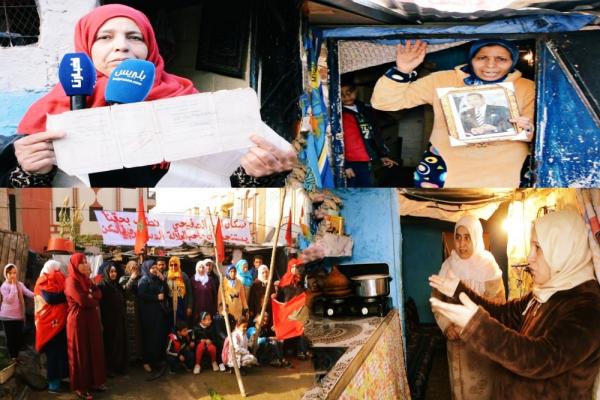 مؤلم : طبيبة شهيرة بتمارة " تشرد " 8 عائلات يتقاسمون 200 متر وسط حي شعبي