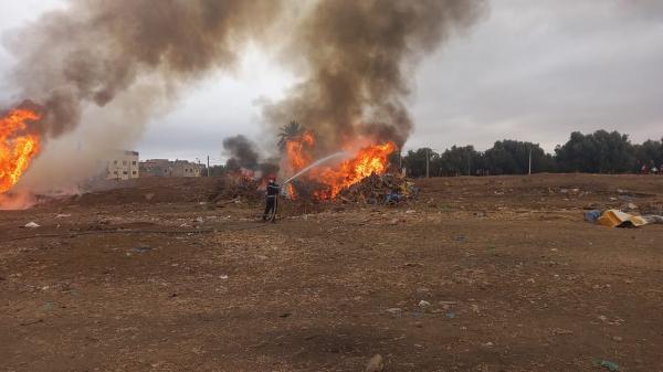 السلطات المحلية تستعين بالقوات العمومية والجرافات  وتهدم "زريبات" عشوائية