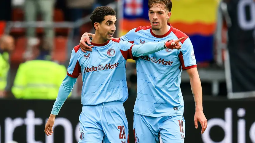 فاينورد يقتنص الوصافة بهدف رائع لأسامة ترغالين(فيديو)