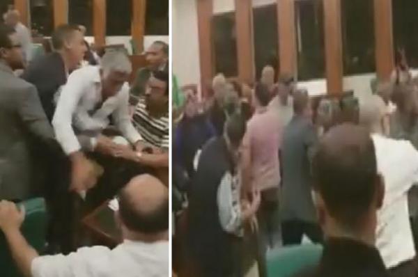 فضيحة مجلس مدينة الرباط..اشتباكات بالأيدى وتراشقات بالألفاظ خلال التصويت على الميزانية (فيديو)