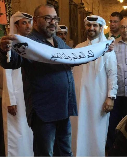 "الجزيرة" تُواصل نشر صورة مفبركة للملك محمد السادس رغم نفي مستشاره