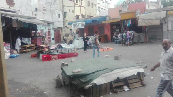 باعة جائلون بسلا يكبدون مشروعا دشنه الملك خسائر كبير وسط صمت المسؤولين