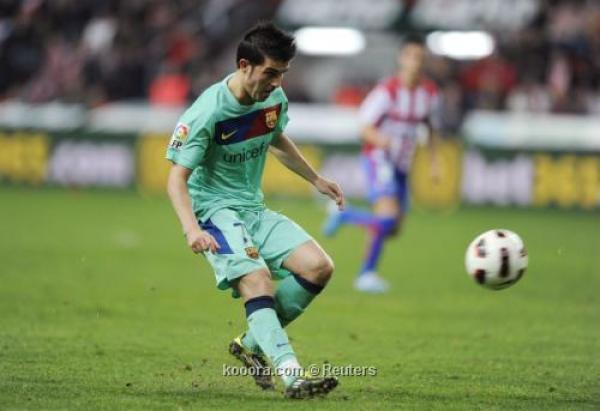 سبورتنغ خيخون يحيي الدوري الاسباني ويفسد على برشلونة رقمه القياسي