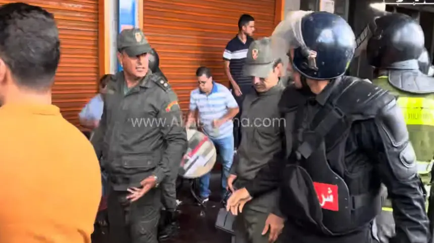 تدخل حازم للقوات العمومية في مقهى بدرب سلطان بالبيضاء لفض احتجاجات جيل زد