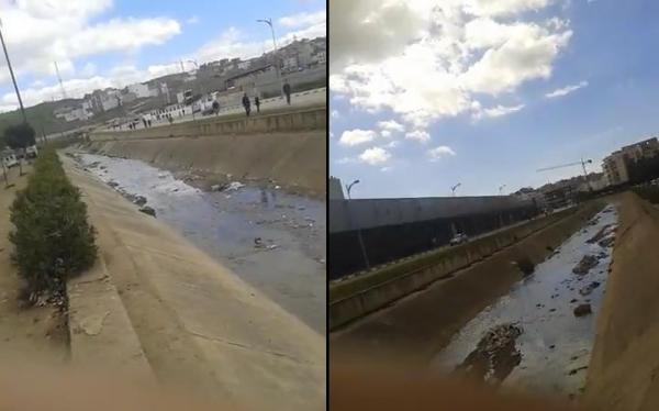 شوهة .. شاهد كيف يقطع الساكنة طريقا قرب العوالة بطنجة