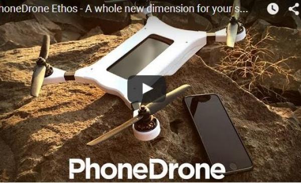 بالفيديو: قريباً هاتفك الذكي يتحول إلى طائرة "درون"