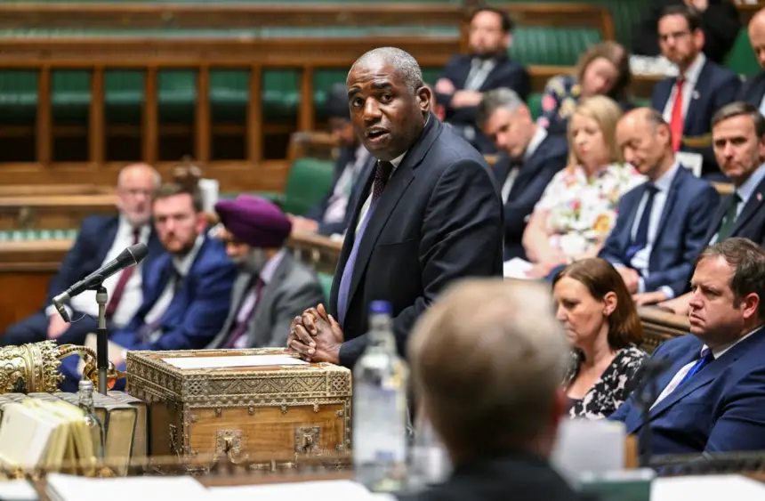 صورة من  البرلمان البريطاني بعد عقده جلسة لمناقشة العلاقات مع المغرب