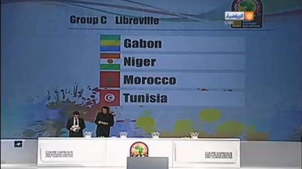 قرعة كأس أمم أفريقيا 2012  : المغرب في المجموعة الثالثة رفقة الغابون و النيجر و تونس
