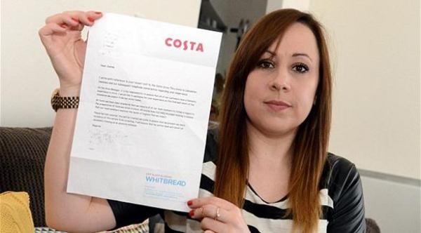 بريطانية تعثر على دماء بشرية في قهوة "كوستا"