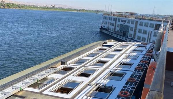 مصر: شخصان في عداد المفقودين إثر غرق جزئي لأحد الفنادق العائمة في الأقصر