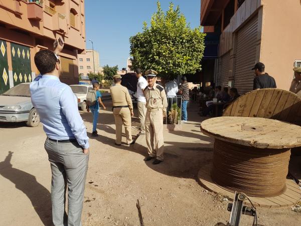 السلطات ببني ملال تشن حملة واسعة لتحرير الملك العمومي والساكنة تستحسن