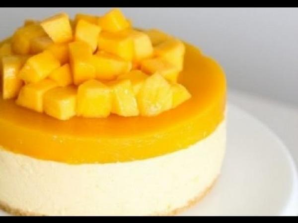 حضري كيكة المانغو الشهية