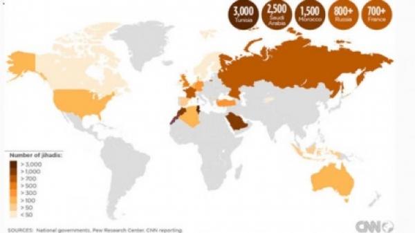 هذا هو ترتيب المغرب في قائمة الدول المصدرة للمقاتلين الأجانب بسوريا