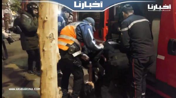 ليلة راس العام بكازا.. فتاة في حالة غير طبيعية حيحات على البوليس وهاشنو وقع