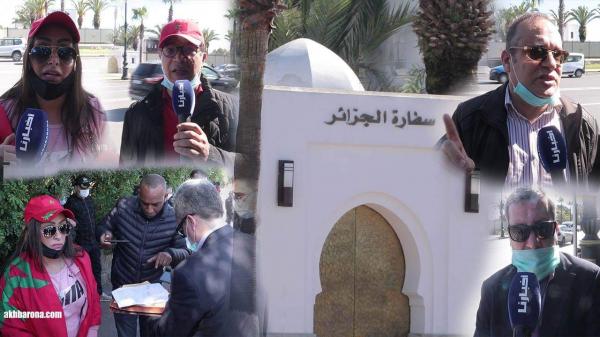 حصري: مغاربة يقدمون رسالة احتجاجية للسفير الجزائري بالرباط وبعضهم يطالب بمنح مقر السفارة لاسرائيل