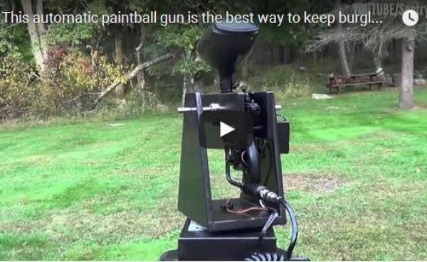 بالفيديو: رجل يصنع بندقية تطلق كرات الطلاء على اللصوص