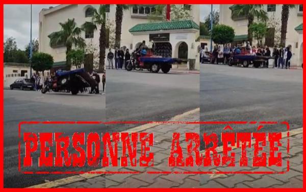 سياقة "تريبورتور" بطريقة استعراضية خطيرة توقع السائق في المحظور