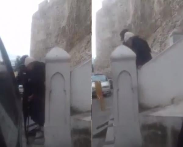 فايسبوكيون يشيدون بتصرف شرطي مغربي مع رجل طاعن في السن