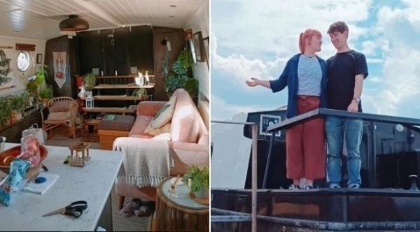 يقرران التخلي عن الإيجارات والانتقال للعيش في قارب لتوفير فواتيرهما الشهرية