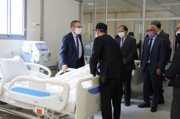 افتتاح مركز جديد لتصفية الدم ببني ملال خاص لاستقبال مرضى القصور الكلوي المحتمل إصابتهم بفيروس كورونا