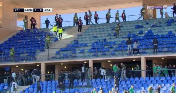 الأحكام الصادرة في حق 21 من مشجعي الرجاء بسبب شغب ملعب مراكش