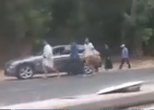 انقلاب سيارة خفيفة بين الجديدة و أزمور و نجاة ركابها باعجوبة