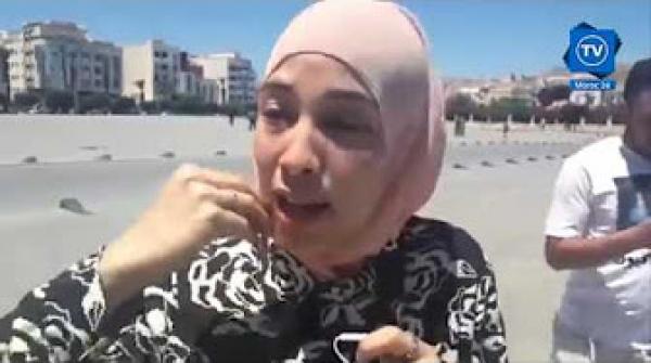 مواطنة ريفية تناشد الشعب المغربي التضامن مع اهل الحسيمة