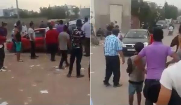 فيديو مثير عن اللحظات الأخيرة في أحد مكاتب التصويت .. كايجيبوهم فالطوموبيلات بحال ..