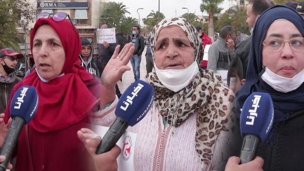 نساء في ذكرى 20 فبراير: مخلينا لمن شكينا والديور غادي ريبو علينا وبغينا الملك يدخل