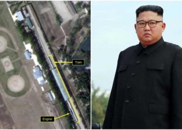 رصد قطار يرجح أنه خاص ب"كيم جونغ أون" عند منتجع بكوريا الشمالية (صور)