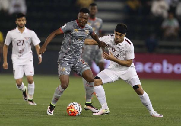 المغربي عبد الرزاق حمد الله يقود فريقه للتتويج بكأس قطر