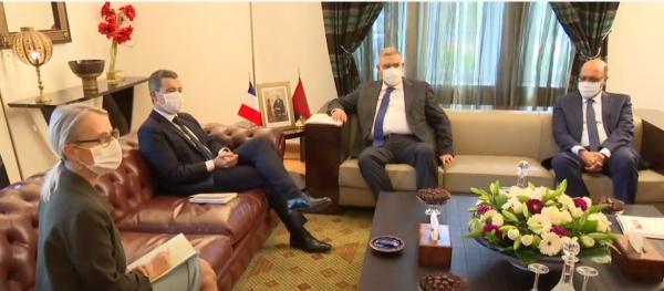 مباحثات بين وزيري الداخلية المغربي والفرنسي في الرباط