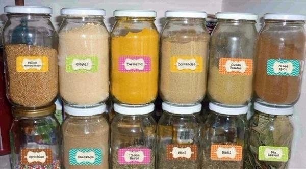 دليلك إلى تخزين التوابل والأعشاب في المنزل