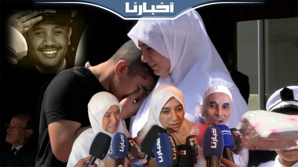 تأثر وإجهاش بالبكاء لحظة تكريم الشرطي هشام شهيد الواجب بالرحمة