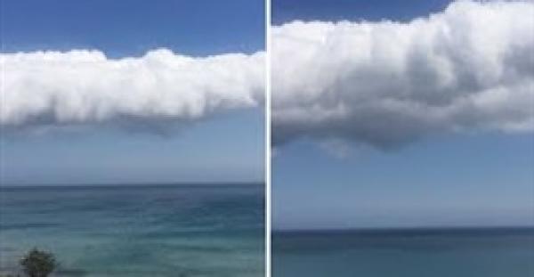 مشهد غريب لـ"سحابة دوارة" يشعل مواقع التواصل (فيديو)