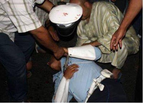 القنيطرة :كولونيل يشتم شرطيا و يصدمه بسيارته