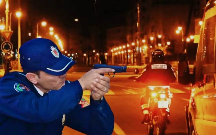 استعمال السلاح الوظيفي لتحييد خطر اعتداء مسلح على شرطي يُخلف إصابتين بطنجة