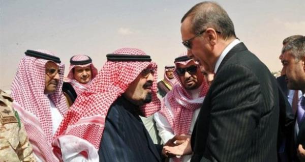 أردوغان يشارك في جنازة العاهل السعودي